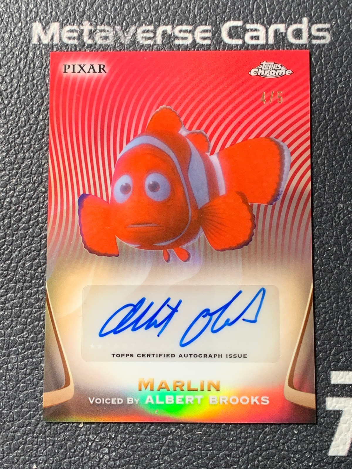 Albert Brooks 2025 Topps Chrome Disney #AA-AB Authentic Autographs