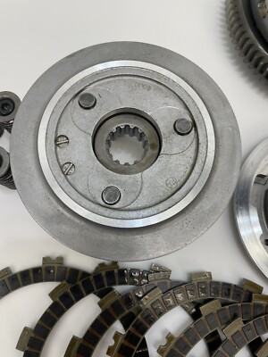 05 06 Kawasaki Ninja ZX6 ZX 6 ZX6r OEM Clutch Basket Fibers Steels