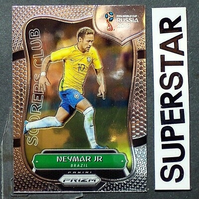 NEYMAR JR 2018 Panini Prizm World Cup Scorers Club #3 BRAZIL