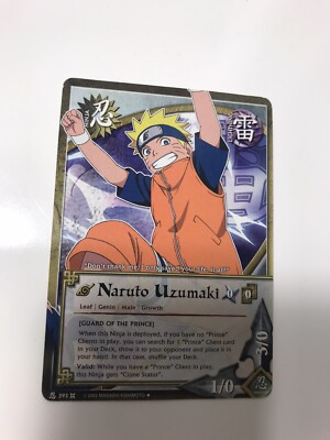 2002 NARUTO COLLECTIBLE CARD GAME NINJA LIGHTNING 393 NARUTO