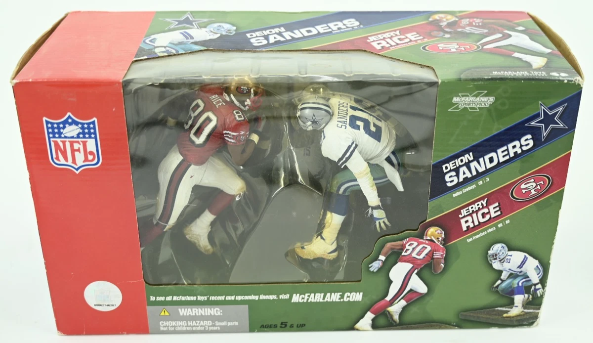 Jerry Rice Deion Sanders In Sports Action Figures for sale | eBay