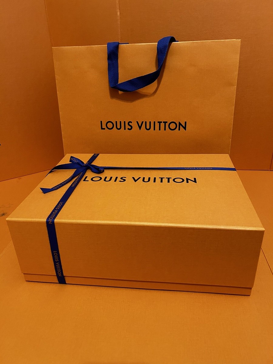 Authentic LOUIS VUITTON LV Gift Box Magnetic Empty Large Box 20x