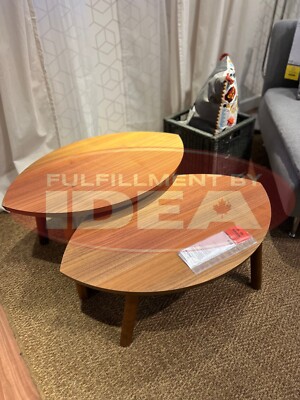 Brand New IKEA STOCKHOLM Nesting Tables Set of 2 Walnut Veneer