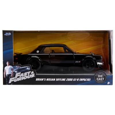 Fast And Furious Brian's Nissan Skyline 2000 GT-R (KPGC10) Jada