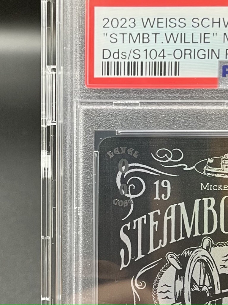 PSA 10 Steamboat Willie Mickey Mouse DdS S104-100 OR Weiss Schwarz