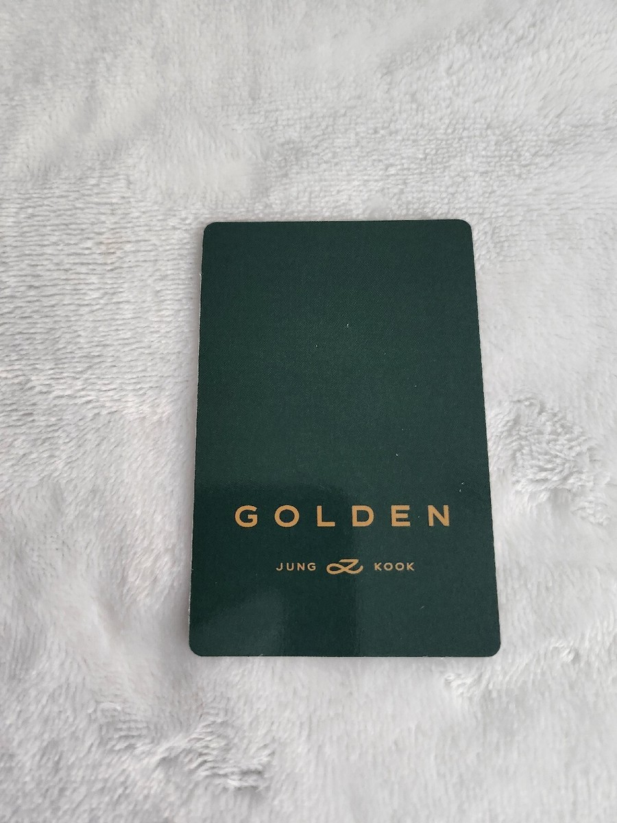 BTS JUNGKOOK Jung Kook GOLDEN photocard Pc TARGET EXCLUSIVE | eBay
