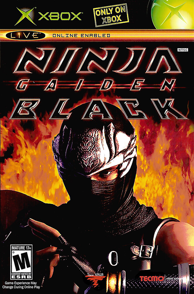 Ninja Gaiden Black BOX ART XBOX Premium POSTER MADE IN USA
