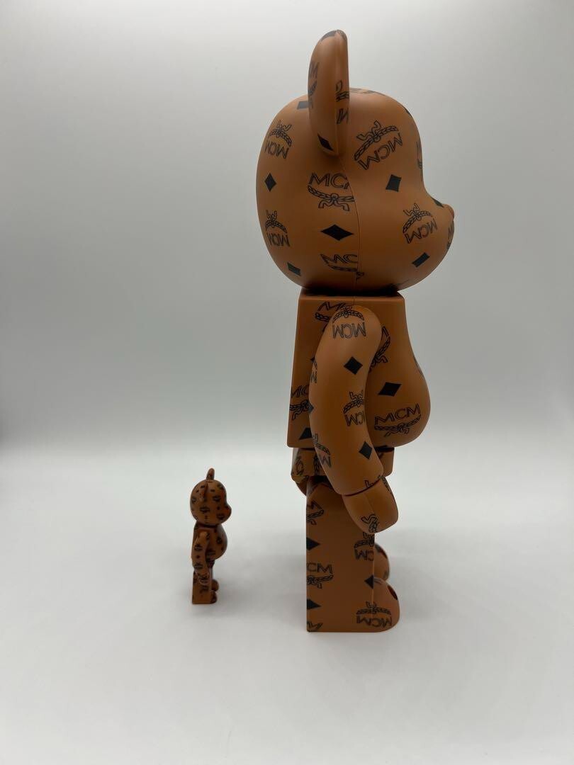 Bear Brick MCM BE@RBRICK MCM 100% 400% Medicom Toy w/ Box