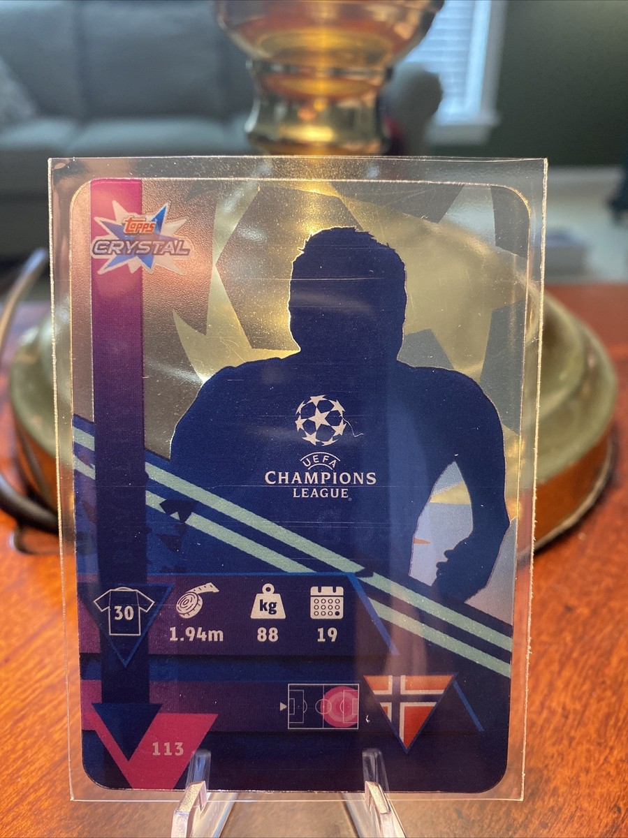 Topps 2019/20 Crystal UCL Master UEFA Erling HAALAND Rookie Card