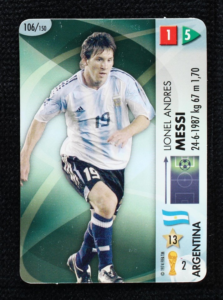 2006 Panini GOAAAL! World Cup Lionel Messi #106 for sale | eBay