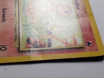 Charmander 46/102 HP - B1G1F - 1999 Base Set Pokemon Card - $2