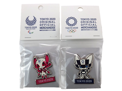 Tokyo Olympics 2020 Official Goods Pin Badge Set of 2 | eBay