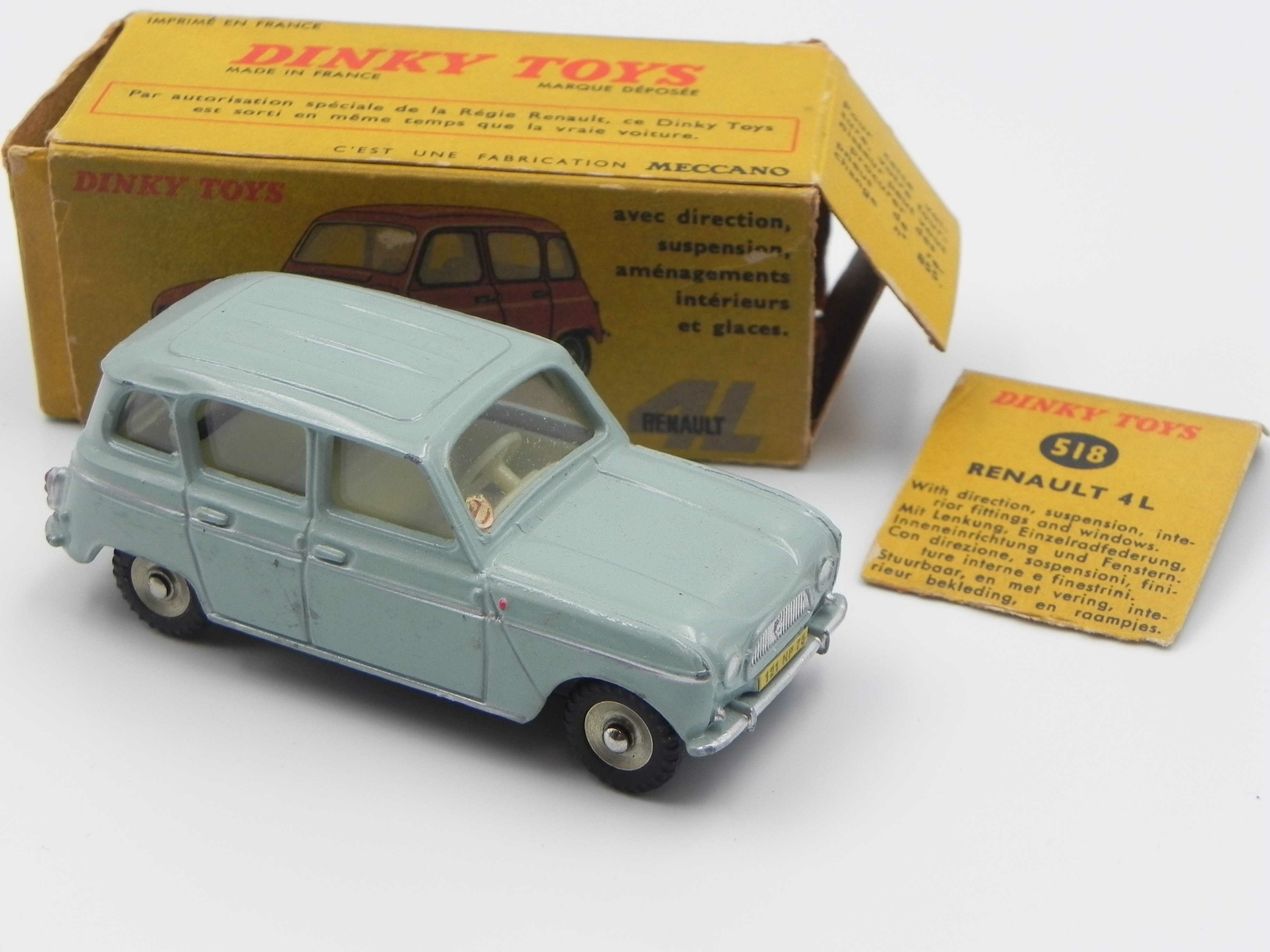 Dinky 518, Renault 4L - Free Price Guide & Review
