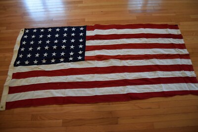 48 Stars US Flag- circa 1940s Original Vintage-size 39