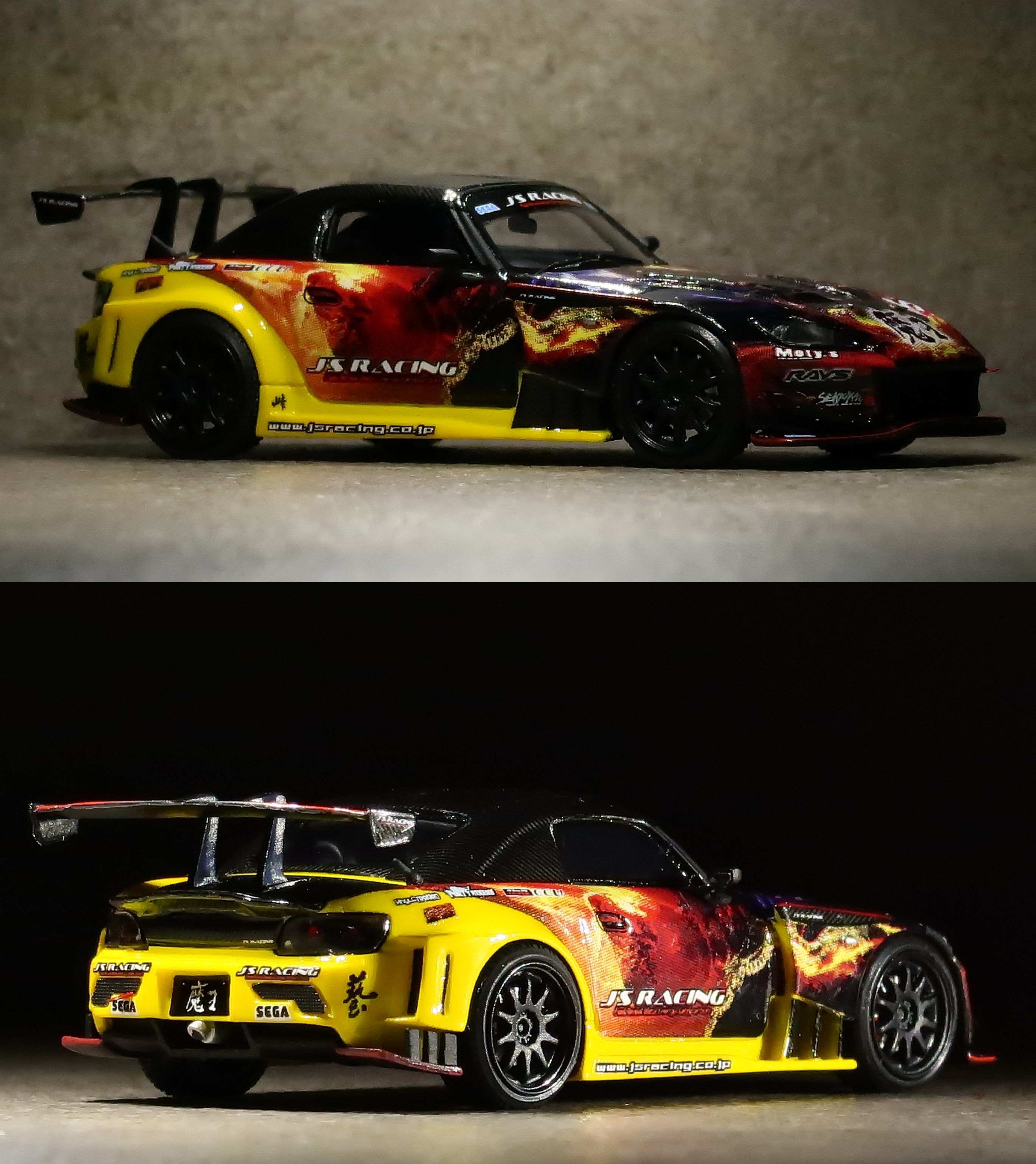 モデルインプレッション】 Ignition Model 1/64 - J`S RACING S2000