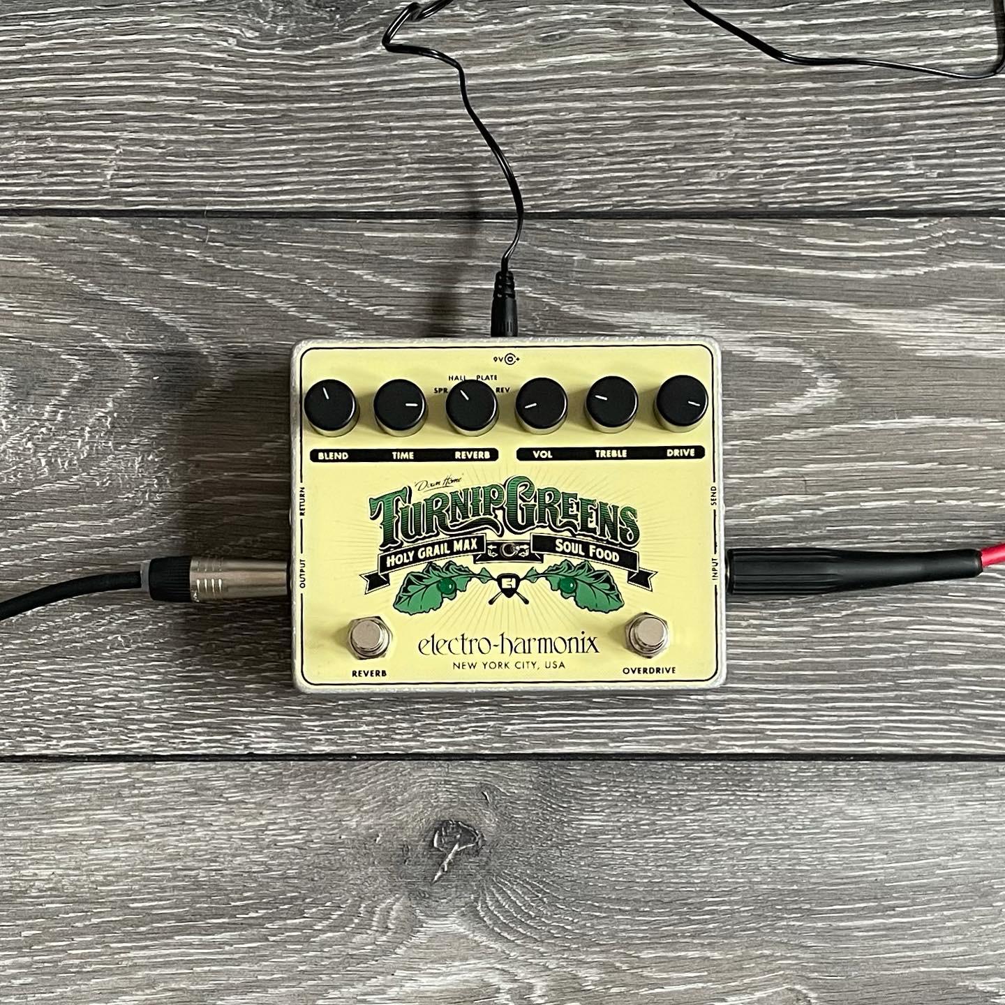 NPD - EHX Turnip Greens (Holy Grail Max + Soul Food) : r/guitarpedals