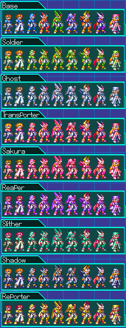 Megaman ZX: Palette Edits [Ver.1] : r/Megaman