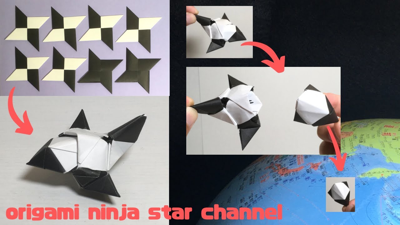 折り紙☆8 宇宙船1-1 space ship origami - YouTube
