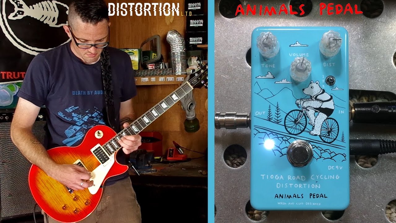 Jamie's Garage Demo: Animals Pedal Tioga Road Cycling Distortion