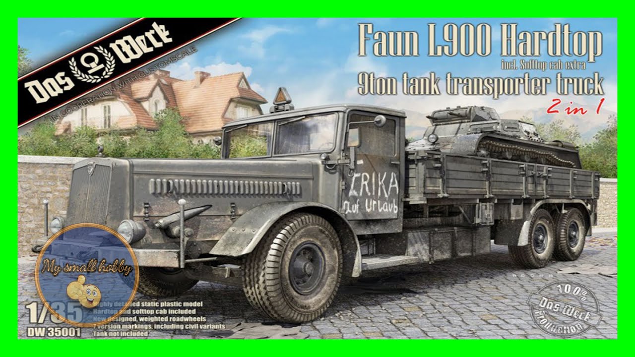 FAUN L 900 トラック 1/35 Das Werk Faun L900 Hardtop - Das Werk