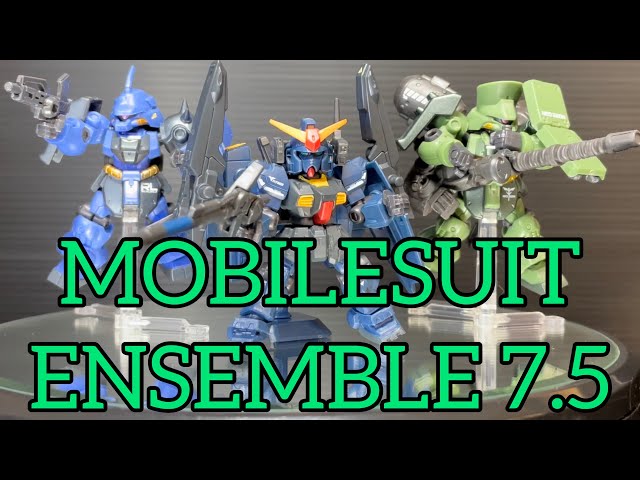 I finally found Gundam Mobile Suit Ensemble 7.5 review - YouTube