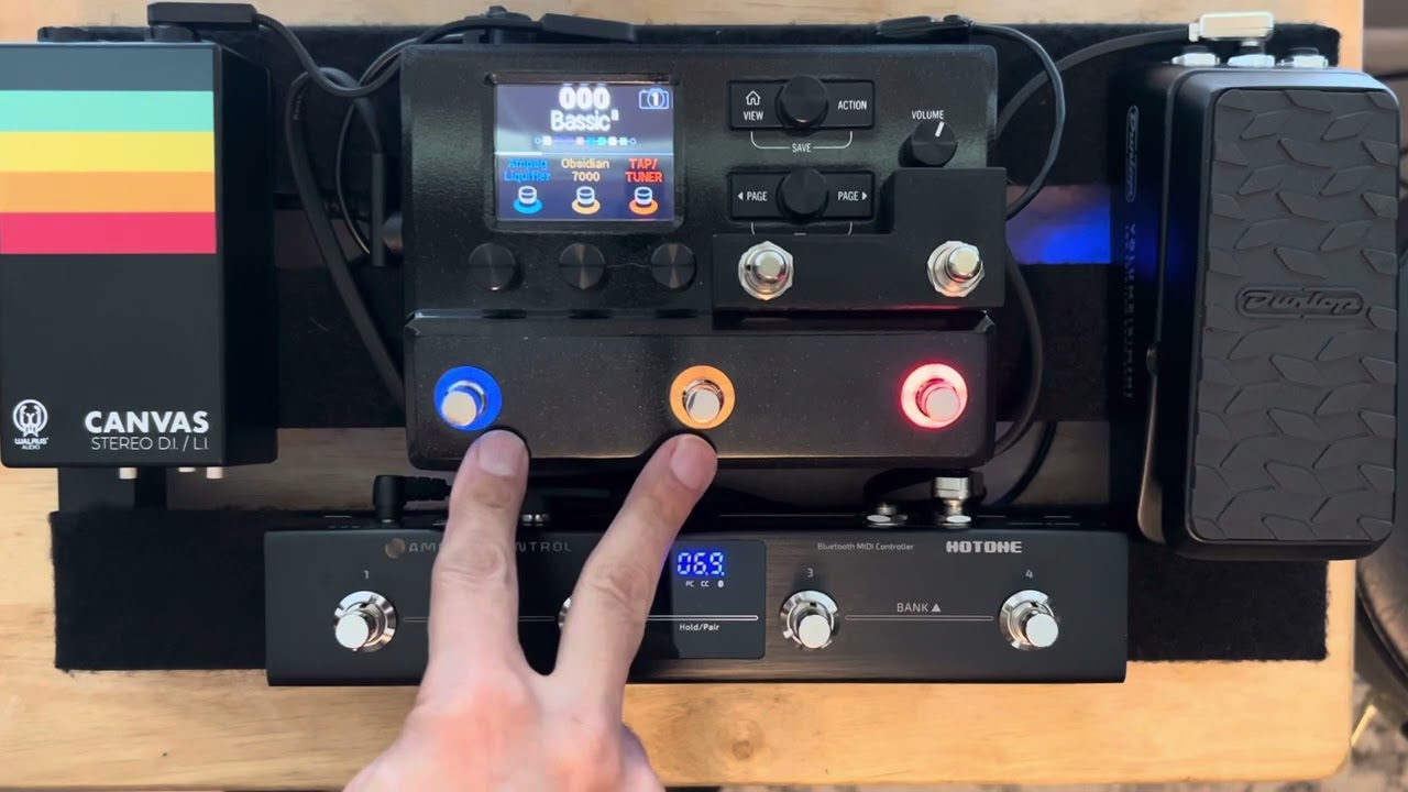 Mission Engineering TT-2 Dual Footswitch & Line 6 HX Stomp - YouTube