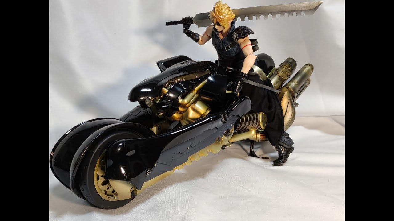 FF7 AC) プレイアーツ改 クラウド フェンリル（でかいバイク） 開封