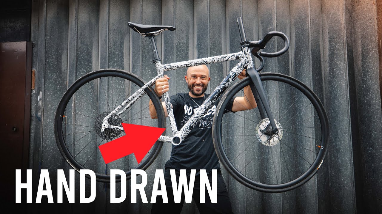 Amazing CUSTOM Illustrated Bike - YouTube
