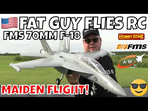 MAIDEN! FMS 70MM F-18 by FGFRC #aviation #rcjets #airplane #rc