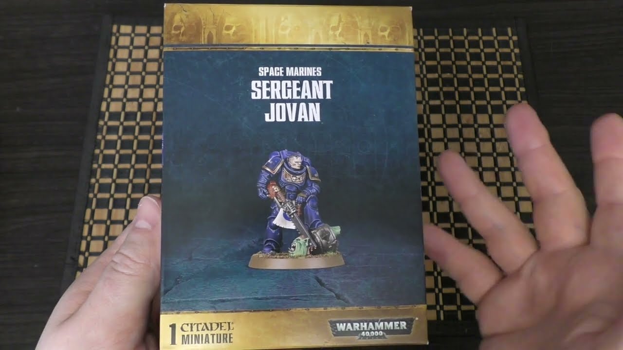 Space Marine Primaris Sergeant Jovan - Unboxing (WH40K) - YouTube