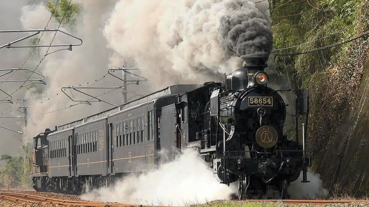 ハチロク、復活の力走！】SL人吉 58654号機 甦った往年のドラフト