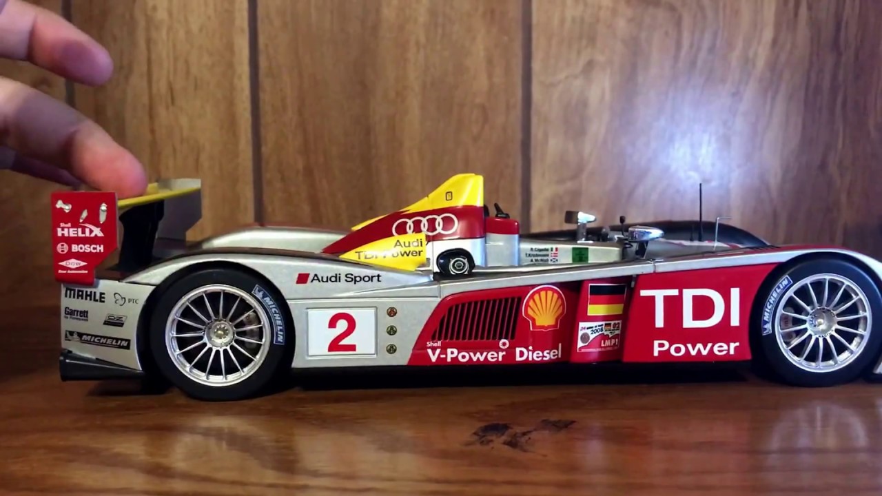 1/18 Norev Audi R10 2008 #2 review - YouTube