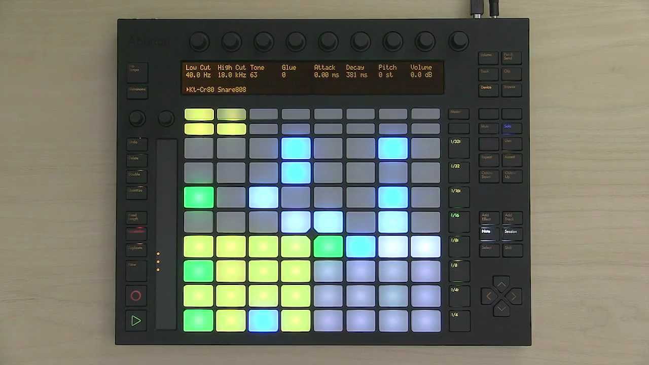 Ableton Push 1 Tutorial Part 2: Making Beats - YouTube
