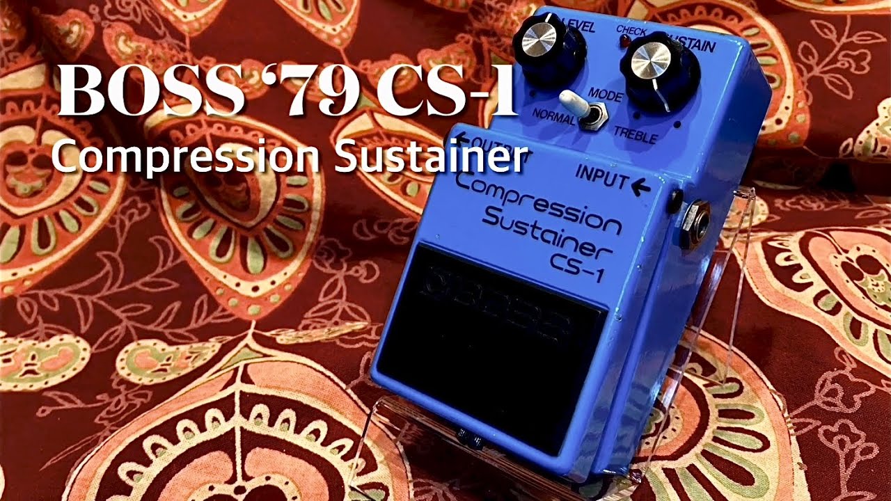 BOSS CS-1 Compression Sustainer '79 Vintage - YouTube