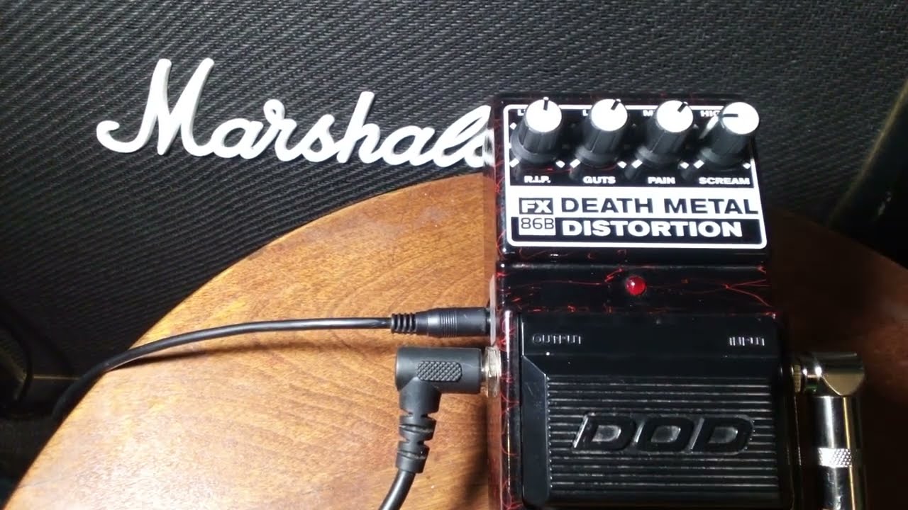 DOD Fx86b Death Metal Distortion Demo/Review - YouTube