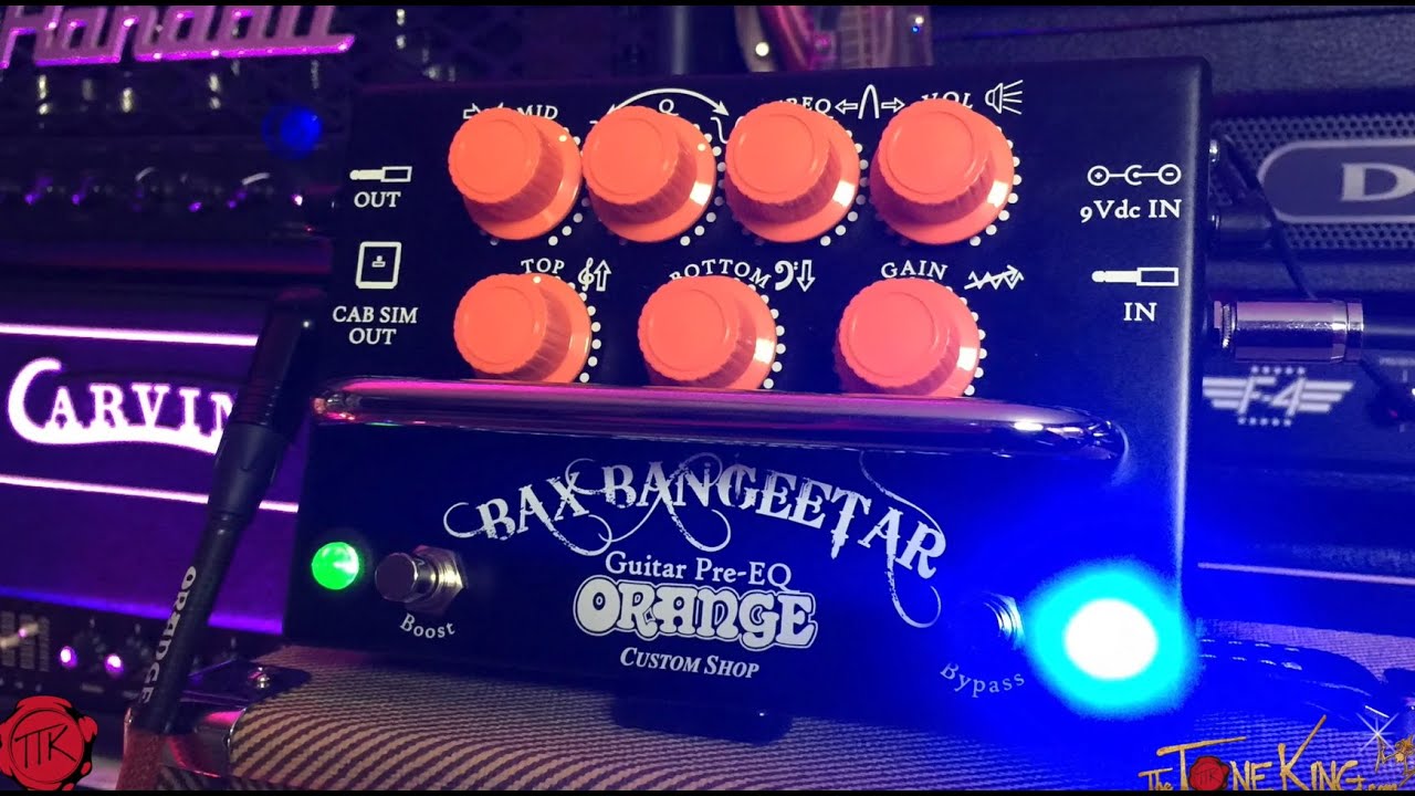 Orange BAX BANGEETAR Pedal DEMO & REVIEW - YouTube