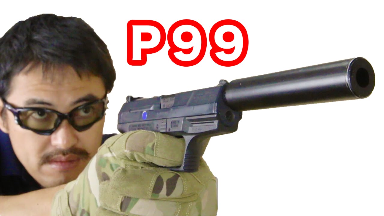 希少 ワルサーP99 DS 動作確認 ロングマグ サイレンサー ハードケース