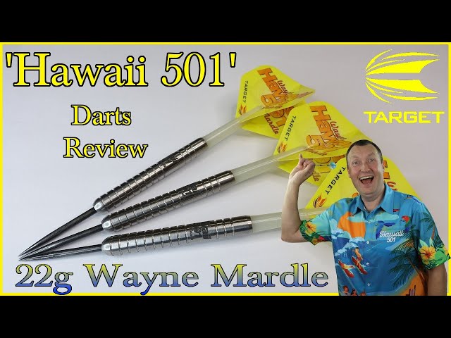 Target WAYNE MARDLE 'Hawaii 501' Darts Review - YouTube
