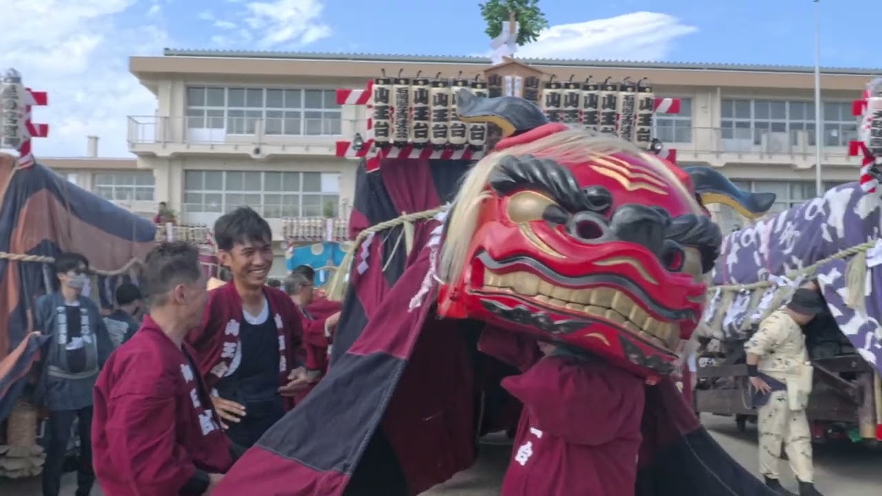 石岡のおまつり2024 幌獅子大集合 - YouTube