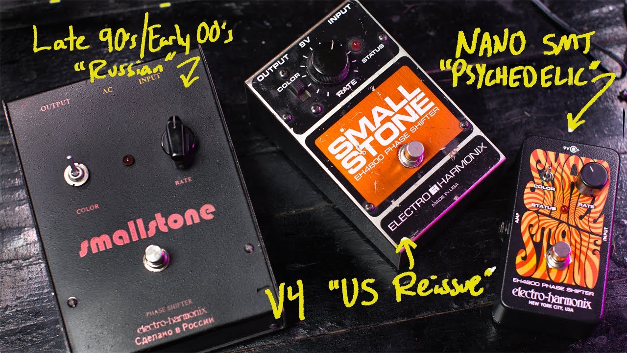 Electro-Harmonix Small Stone Phase Shifter Pedal (Demo by JJ Tanis