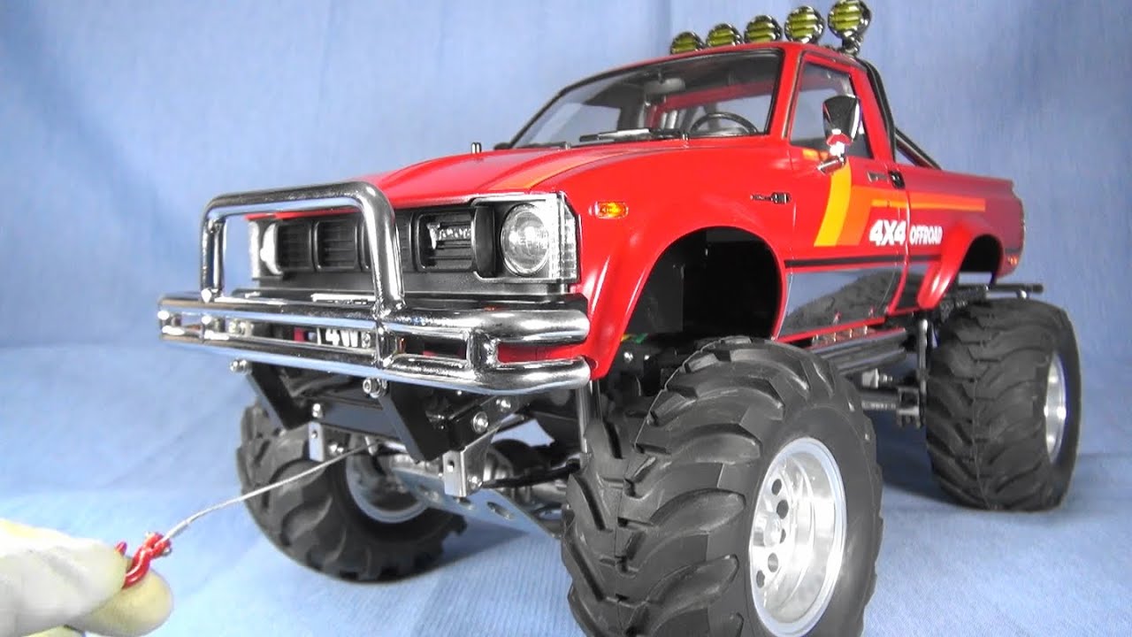 1/10 タミヤ ハイラックス マウンテンライダー MFC-02化車体にウインチ