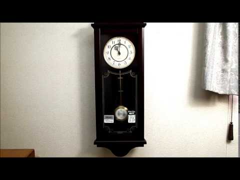 セイコー クラシック木枠 振り子掛け時計(茶) RQ309A SEIKO CLOCK