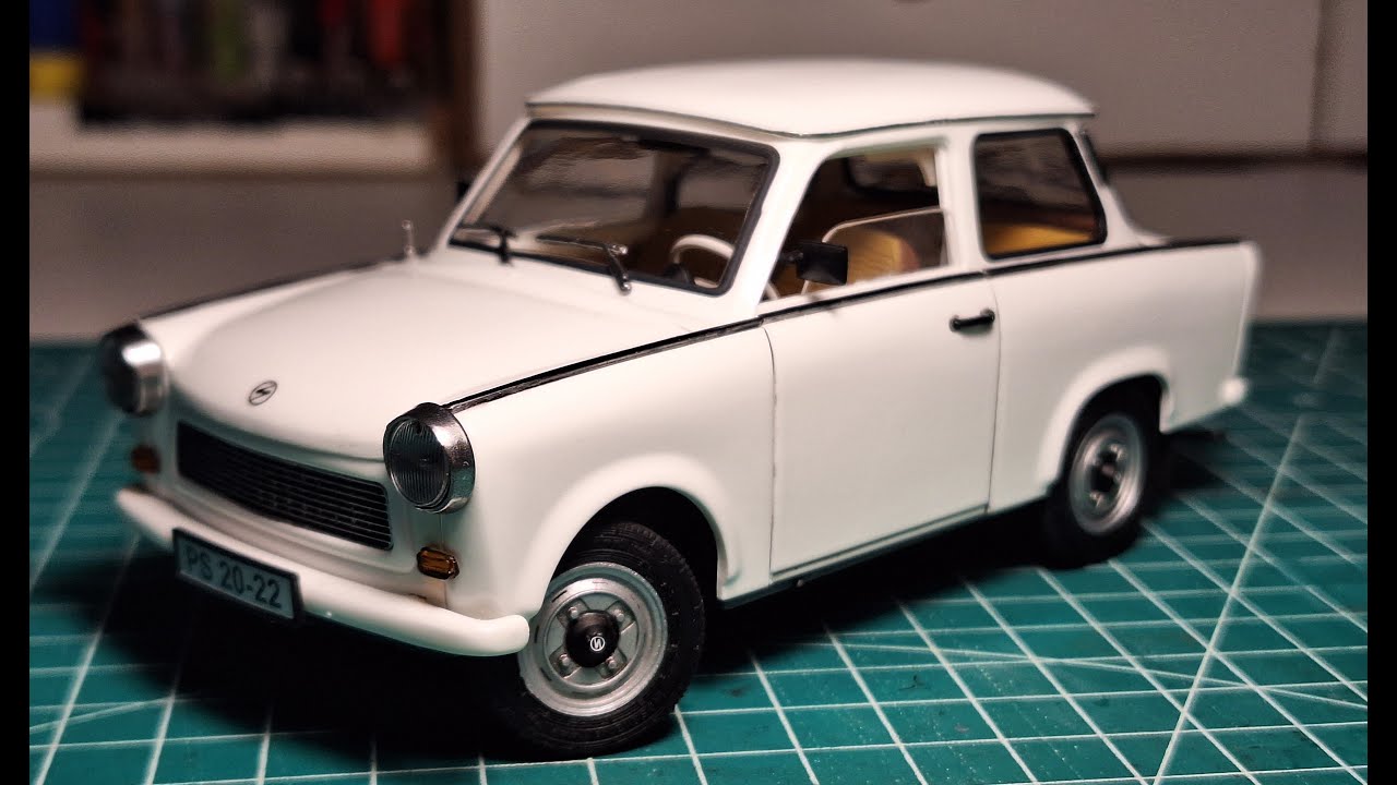 Trabant 601 Revell 1/24 Part-3 - YouTube