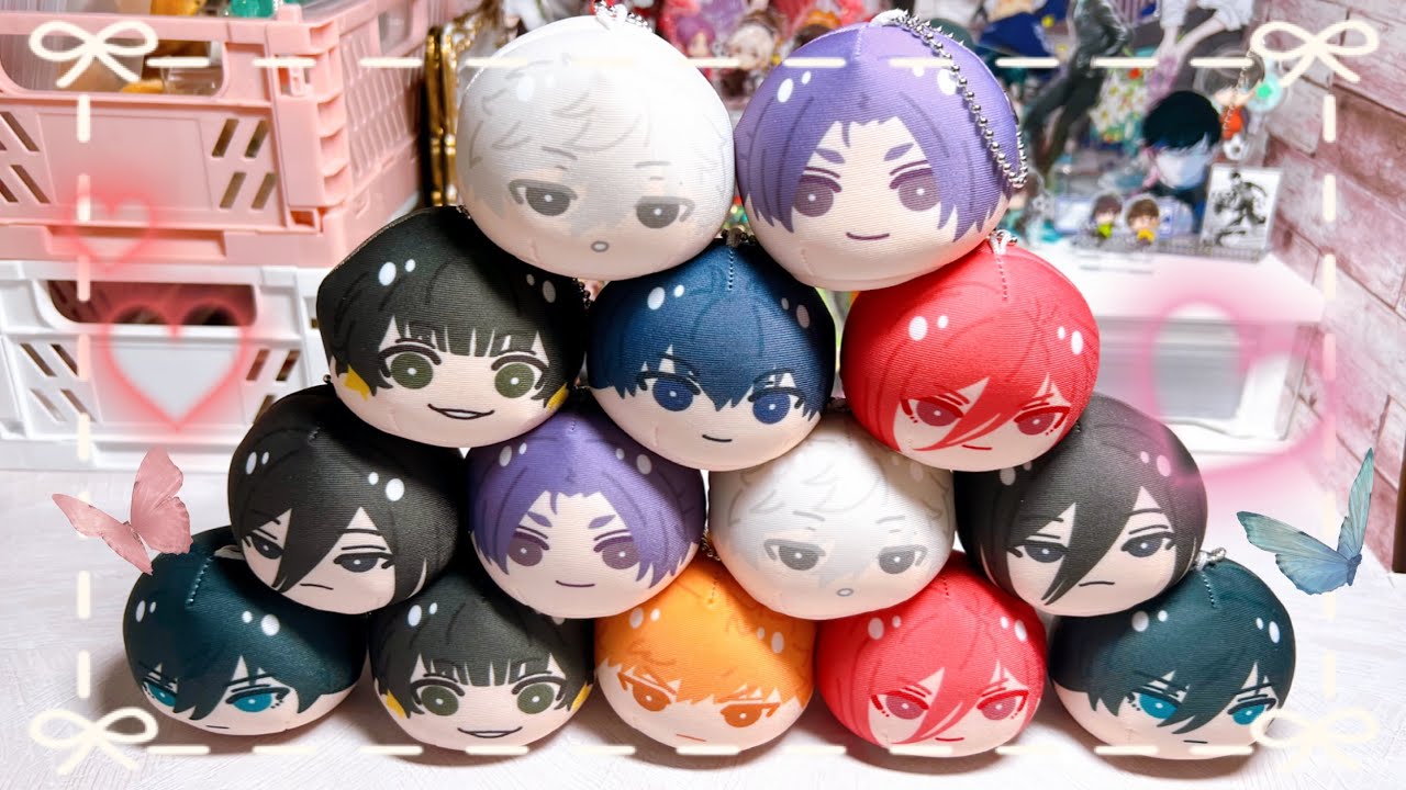 ブルーロック】おまんじゅう にぎにぎ マスコット 2BOX開封 配列検証も