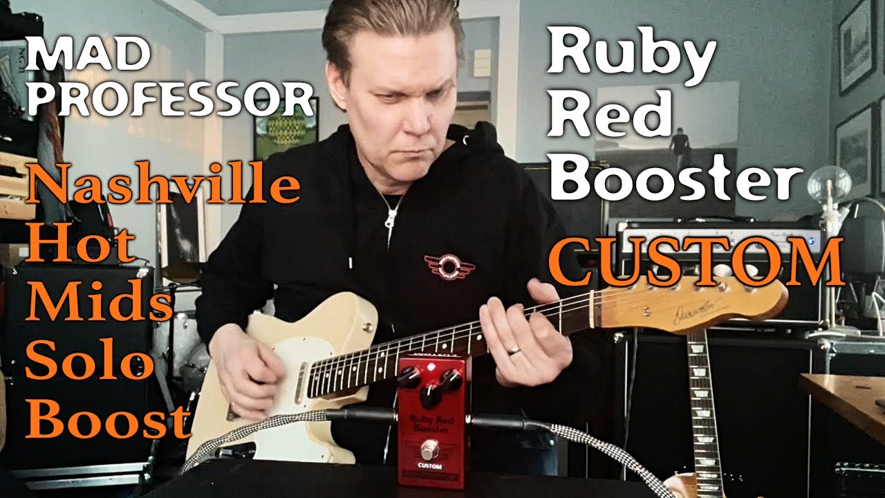 Mad Professor, Ruby Red Booster Custom with Nashville Hot Mids
