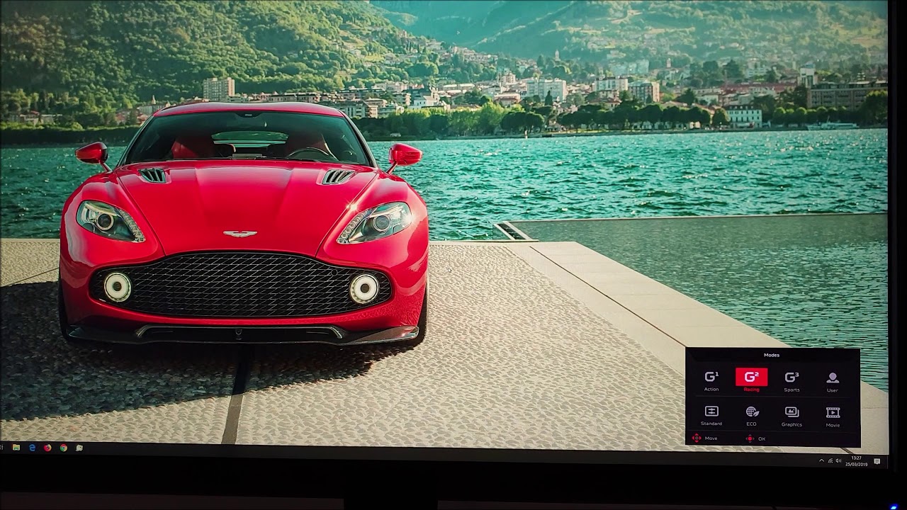 Acer XB273K (XB273K P) Menu System (OSD) - YouTube