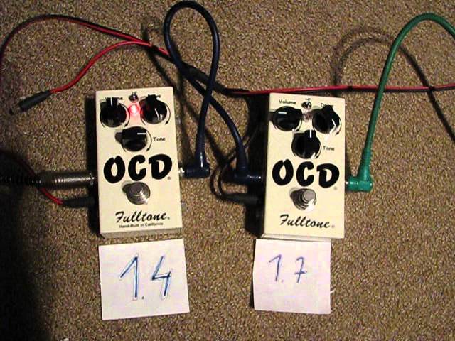 Fulltone OCD 1.4 vs 1.7 ( Same settings- different sound ) - YouTube