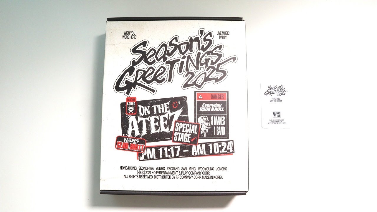 ATEEZ SEASONS GREETINGS 2025 YES24 POB - YouTube