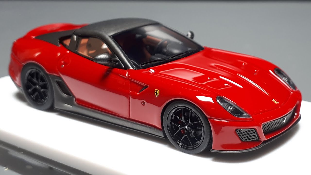 1/64 Ferrari 599 GTO by DMH resin scale model - YouTube