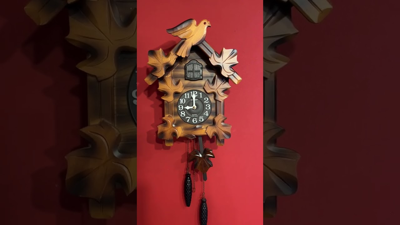 シチズンクオーツ鳩時計カッコーメイソン4MJ234B再生稼働品 - YouTube